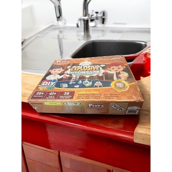 Playz Explosive Kitchen Lab 26+ Physics, Chemistry & Biology Science NEW SEALED - Picture 5 of 10